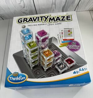 ThinkFun GRAVITY MAZE Falling Marble Logic Brain Game 2014 Complete
